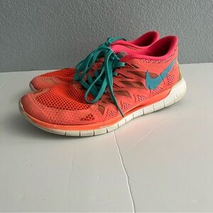 Nike Women’s Free 5.0 Shoes Size 9 (642199-688)